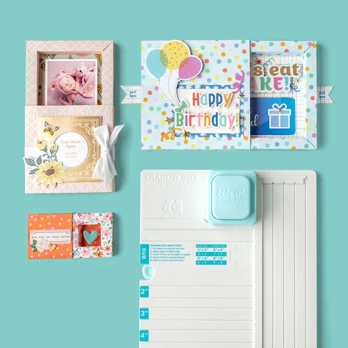 We R Makers - Shadow Box Punch Board