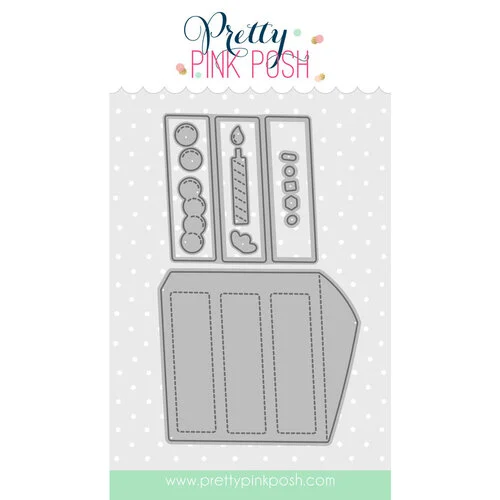 Pretty Pink Posh - Dies - Cake Slice Shaker