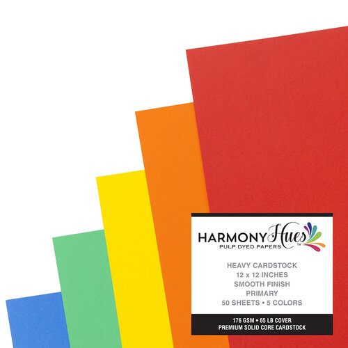 Harmony Hues - 12 x 12 - 65 Smooth - 50 Pack - Primary 4 Harmony Hues - 12 x 12 - 65 Smooth - 50 Pack - Primary