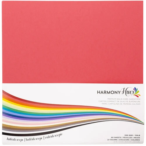 Harmony Hues - 12 x 12 - 110 Smooth - 60 Pack - Kaleidoscope