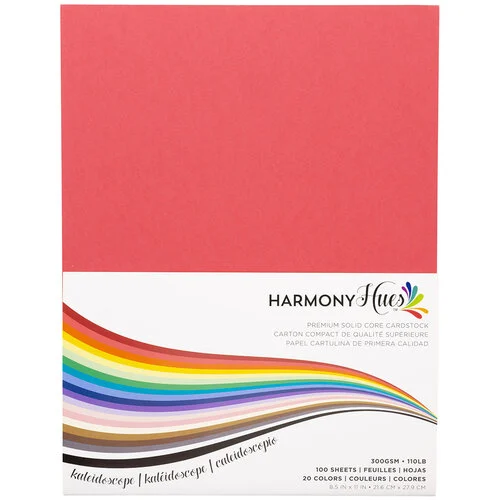 Harmony Hues - 8.5 x 11 - 110 Smooth - 100 Pack - Kaleidoscope