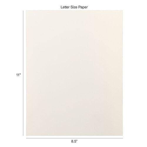 Harmony Hues - 8.5 x 11 - 65 Smooth - 100 Pack - Ivory 5 Harmony Hues - 8.5 x 11 - 65 Smooth - 100 Pack - Ivory