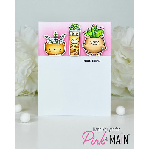 Pink and Main - Dies - Planter Friends 5 Pink and Main - Dies - Planter Friends