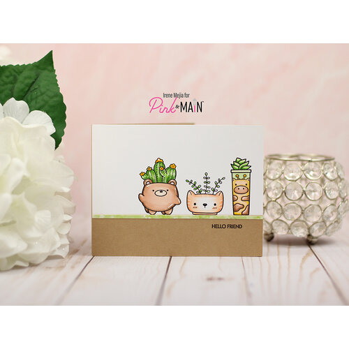 Pink and Main - Dies - Planter Friends 7 Pink and Main - Dies - Planter Friends