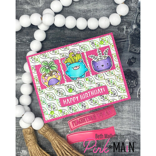 Pink and Main - Dies - Fun Sentiment Banners Set 2