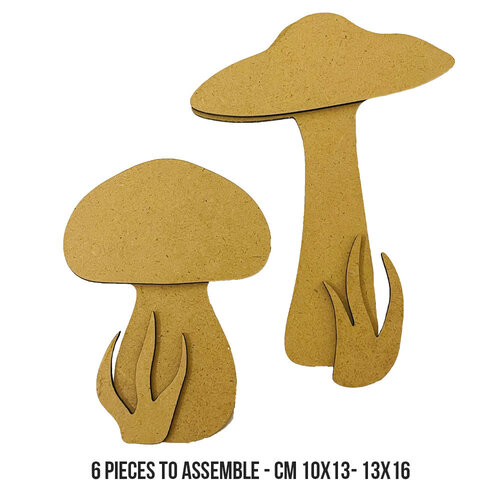 Stamperia - Hidden Grove Collection - Crafty Shapes - Mushrooms 2 Stamperia - Hidden Grove Collection - Crafty Shapes - Mushrooms