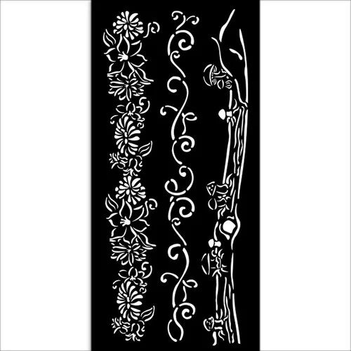 Stamperia - Hidden Grove Collection - Stencils - 3 Borders 1 Stamperia - Hidden Grove Collection - Stencils - 3 Borders
