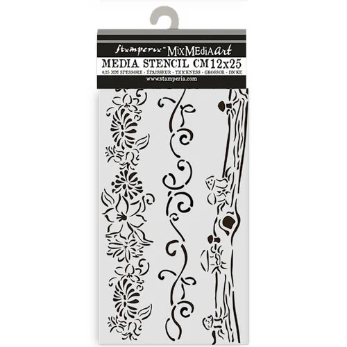 Stamperia - Hidden Grove Collection - Stencils - 3 Borders 2 Stamperia - Hidden Grove Collection - Stencils - 3 Borders