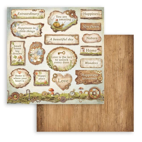 Stamperia - Hidden Grove Collection - 8 x 8 Paper Pad 10 Stamperia - Hidden Grove Collection - 8 x 8 Paper Pad