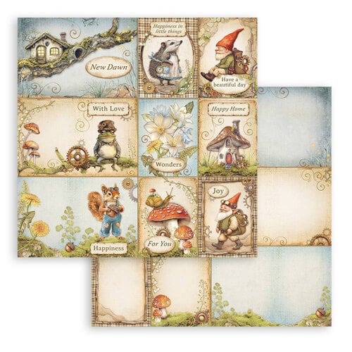 Stamperia - Hidden Grove Collection - 8 x 8 Paper Pad 11 Stamperia - Hidden Grove Collection - 8 x 8 Paper Pad