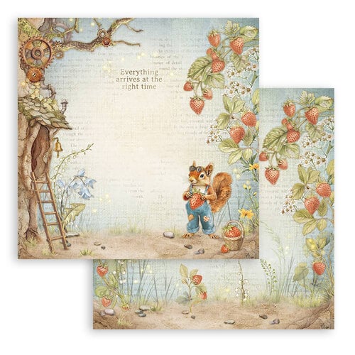 Stamperia - Hidden Grove Collection - 8 x 8 Paper Pad 4 Stamperia - Hidden Grove Collection - 8 x 8 Paper Pad