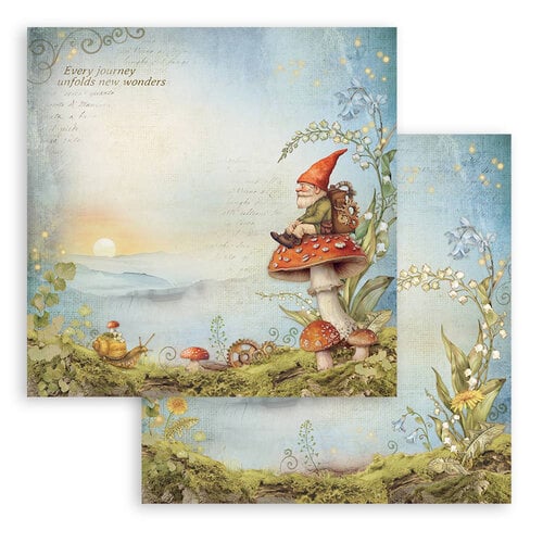 Stamperia - Hidden Grove Collection - 8 x 8 Paper Pad 7 Stamperia - Hidden Grove Collection - 8 x 8 Paper Pad