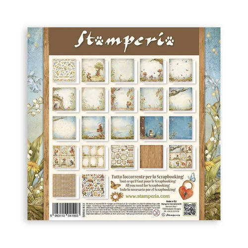 Stamperia - Hidden Grove Collection - 12 x 12 Paper Pad - Single Face 24 Stamperia - Hidden Grove Collection - 12 x 12 Paper Pad - Single Face