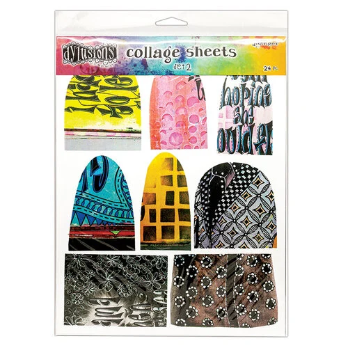 Ranger Ink - Dylusions Collage Sheets - 8.5 x 11 - 24 Sheets - Set 2 1 Ranger Ink - Dylusions Collage Sheets - 8.5 x 11 - 24 Sheets - Set 2