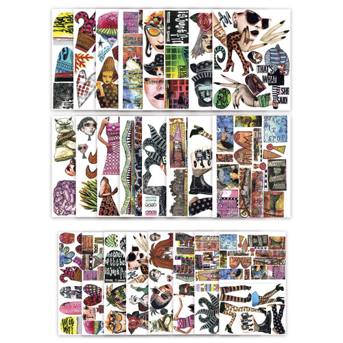 Ranger Ink - Dylusions Collage Sheets - 8.5 x 11 - 24 Sheets - Set 2 2 Ranger Ink - Dylusions Collage Sheets - 8.5 x 11 - 24 Sheets - Set 2