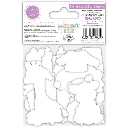 Craft Consortium - Little Ones Collection - Chipboard Ephemera 3 Craft Consortium - Little Ones Collection - Chipboard Ephemera