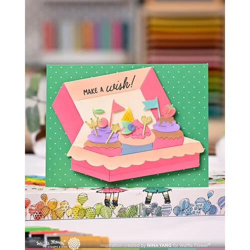 Waffle Flower Crafts - Crafts Dies - Boxed Cupcakes 7 Waffle Flower Crafts - Crafts Dies - Boxed Cupcakes