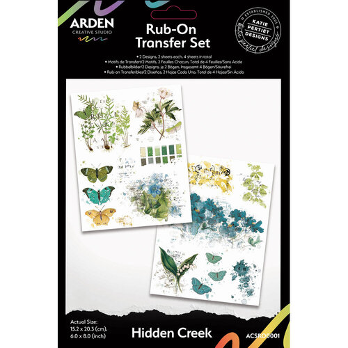 Arden Creative Studio - Hidden Creek Collection - Rub-On Transfer Set