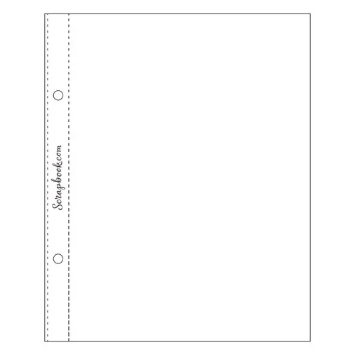 Scrapbook.com - 6x8 Page Protectors - Pocket Variety 1 - 25 Pack