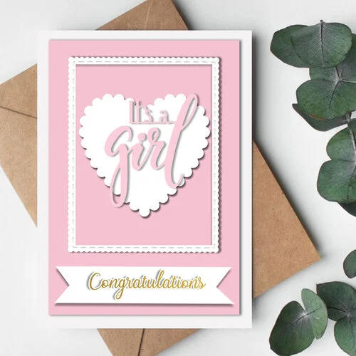 Dress My Craft - Dies - Mini Stitched Scalloped Rectangle Frame