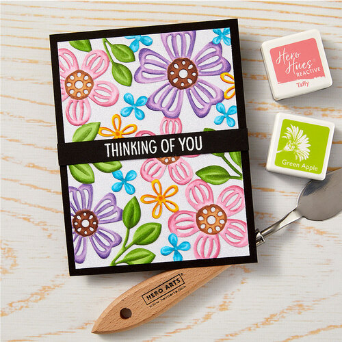 Hero Arts - Friendship Bloom Collection - Fancy Dies - Floral Pattern 4 Hero Arts - Friendship Bloom Collection - Fancy Dies - Floral Pattern