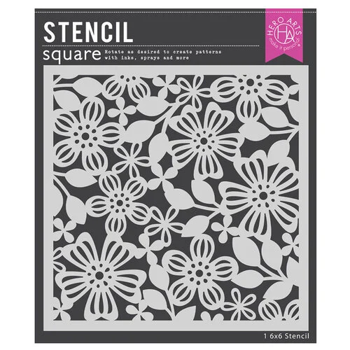 Hero Arts - Friendship Bloom Collection - Stencils - Spring Floral