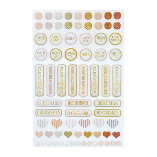 49 and Market - One Perfect Day Collection - Epoxy Stickers