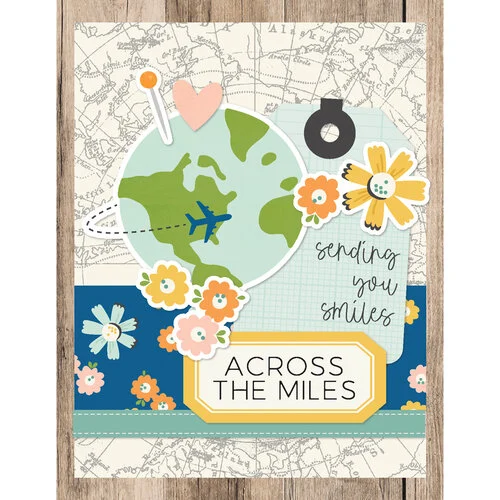 Simple Stories - Happy Travels Collection - Simple Cards - Card Kit