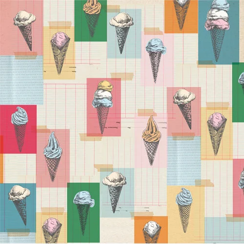 Simple Stories - Sunny Days Collection - 12 x 12 Double Sided Paper - Keep Cool