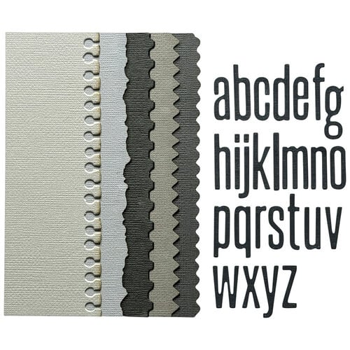 Sizzix - Tim Holtz - 2D Embossing Folder and Thinlits Dies Set - Vault Bundle - 128 Pieces 13 Sizzix - Tim Holtz - 2D Embossing Folder and Thinlits Dies Set - Vault Bundle - 128 Pieces