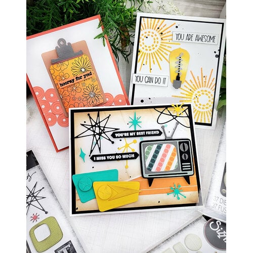 Sizzix - Tim Holtz - 2D Embossing Folder and Thinlits Dies Set - Vault Bundle - 128 Pieces 16 Sizzix - Tim Holtz - 2D Embossing Folder and Thinlits Dies Set - Vault Bundle - 128 Pieces