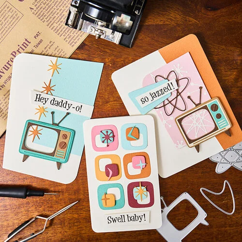 Sizzix - Tim Holtz - 2D Embossing Folder and Thinlits Dies Set - Vault Bundle - 128 Pieces 3 Sizzix - Tim Holtz - 2D Embossing Folder and Thinlits Dies Set - Vault Bundle - 128 Pieces