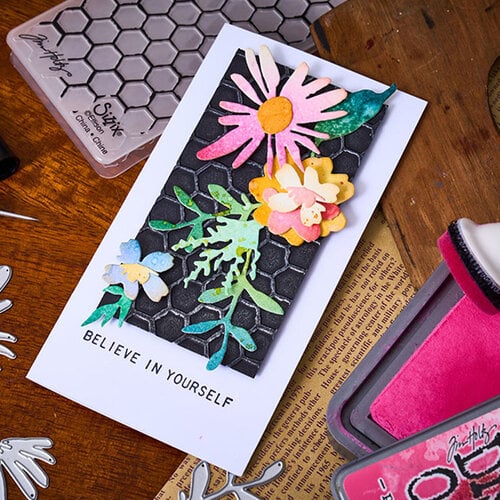 Sizzix - Tim Holtz - 2D Embossing Folder and Thinlits Dies Set - Vault Bundle - 128 Pieces 7 Sizzix - Tim Holtz - 2D Embossing Folder and Thinlits Dies Set - Vault Bundle - 128 Pieces