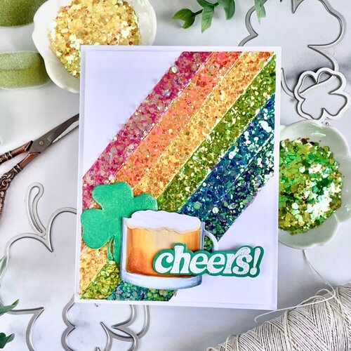 Scrapbook.com - Shimmer Flakes and Clear 8.5" x 11" Adhesive Sheets Bundle 1