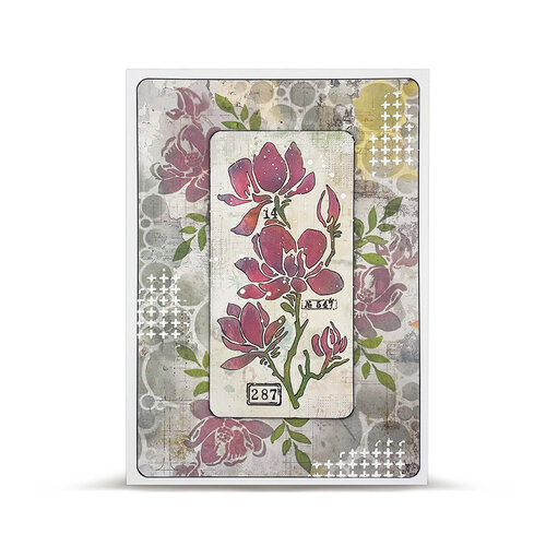 AALL and Create - Ethereal Garden Collection - Stencils - Magnolia Sway