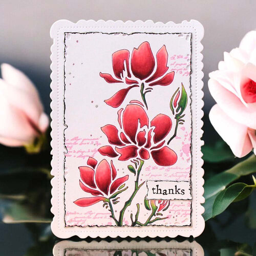 AALL and Create - Ethereal Garden Collection - Stencils - Magnolia Sway