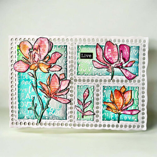 AALL and Create - Ethereal Garden Collection - Stencils - Magnolia Sway