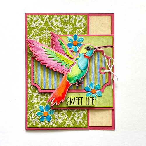 Elizabeth Craft Designs - Sunny Days Collection - Dies - Layered Hummingbird 5 Elizabeth Craft Designs - Sunny Days Collection - Dies - Layered Hummingbird
