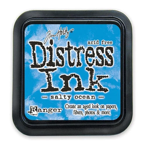 Ranger Ink - Tim Holtz - Distress Ink Pad - Salty Ocean 1 Ranger Ink - Tim Holtz - Distress Ink Pad - Salty Ocean