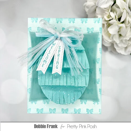 Pretty Pink Posh - Clear Photopolymer Stamps - Upright Greetings - Easter