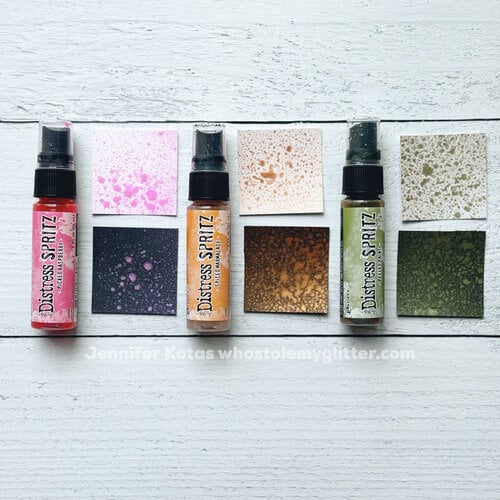 Ranger Ink - Tim Holtz - Distress Spritz - 12 Pack Bundle 1 with Storage Tin