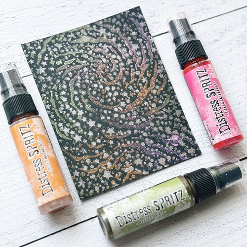 Ranger Ink - Tim Holtz - Distress Spritz - 12 Pack Bundle 1 with Storage Tin