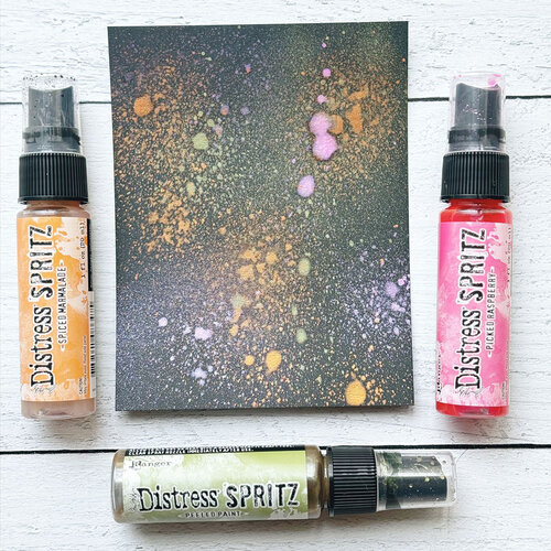 Ranger Ink - Tim Holtz - Distress Spritz - 12 Pack Bundle 1 with Storage Tin