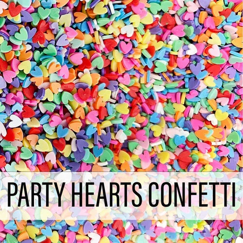 Pink and Main - Embellishments - Party Hearts Confetti 1 Pink and Main - Embellishments - Party Hearts Confetti