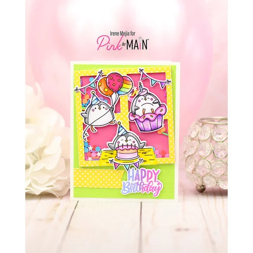 Pink and Main - Dies - Party Penguins 3 Pink and Main - Dies - Party Penguins