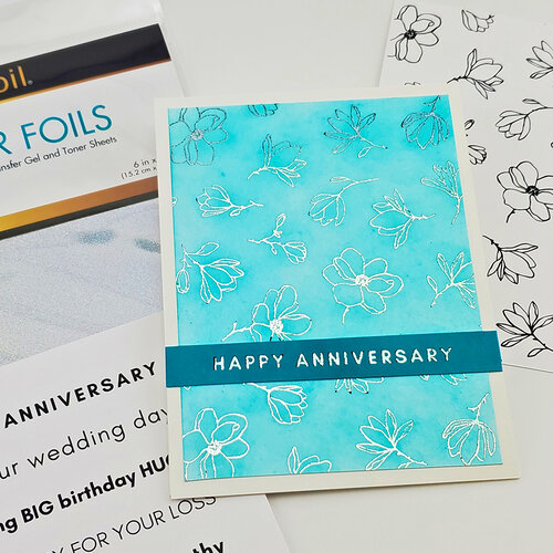 Therm-O-Web - iCraft - Deco Foil Adhesive Transfer Sheets - Silver Sparkle 3 Therm-O-Web - iCraft - Deco Foil Adhesive Transfer Sheets - Silver Sparkle