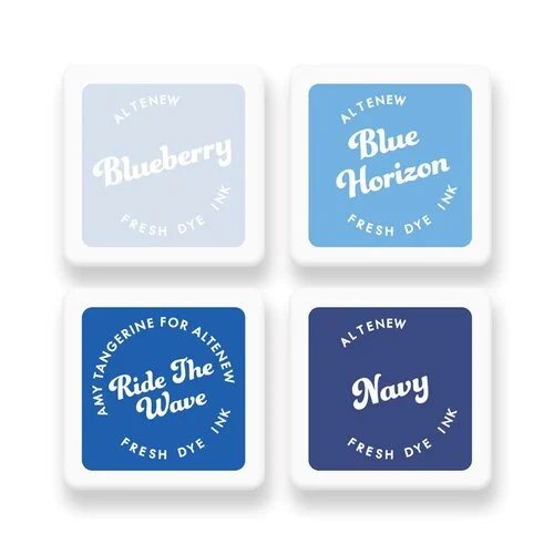 Altenew - Fresh Dye Ink Pad - Mini Cube Set - Marine Life 1 Altenew - Fresh Dye Ink Pad - Mini Cube Set - Marine Life