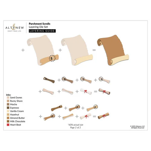 Altenew - Dies - Parchment Scrolls