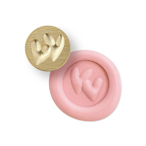Altenew - Wax Seal Stamp - Mini Double Hearts