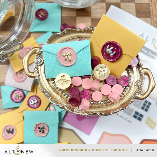 Altenew - Wax Seal Stamp - Mini Double Hearts